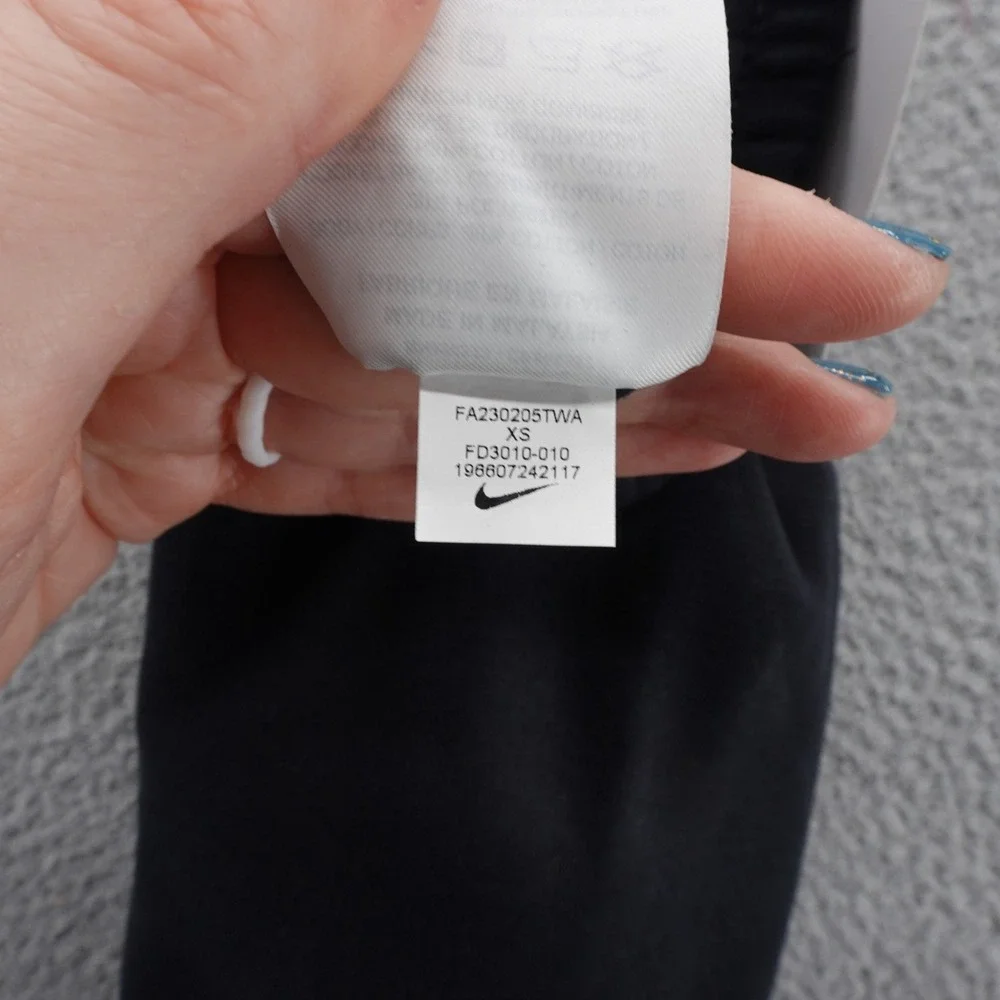 Nike Kids‎ Sportswear Club Fleece Joggers Black Sweatpants Youth Size Small